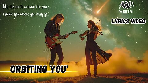 Orbiting You - music Lyrics video (This songs tell about love become an obsession)
