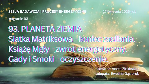 93 PLANETA ZIEMIA Siatka Matriksowa koniec zasilania Książę Mgły Aneta i Ewelina SESJA