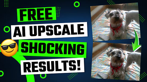 FREE AI photo upscaling that actually works