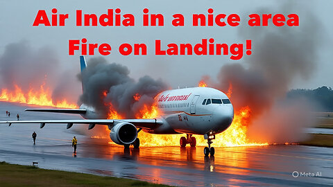 Air India Flight Catches Fire after Landing in Delhi – Passengers Safe