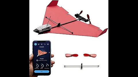 POWERUP 4.0 The Next-Generation Smartphone Controlled Paper Airplane Kit