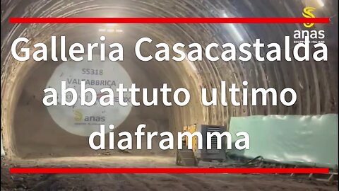 Galleria Casacastalda abbattuto ultimo diaframma