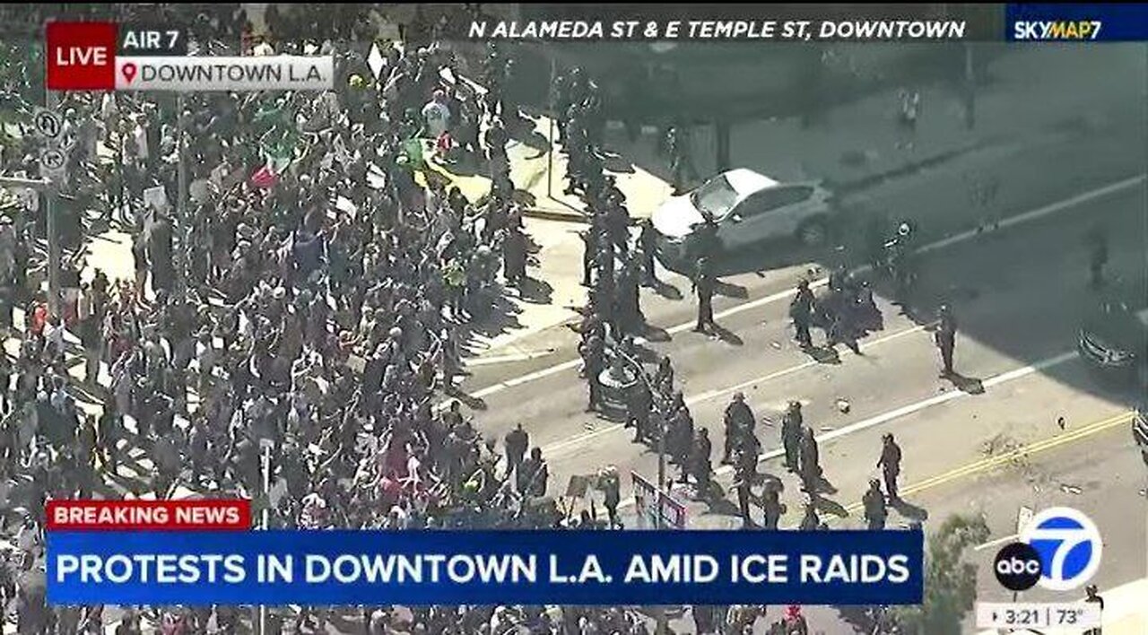 Los Angeles Protests / Riots Part 2 June 2025
