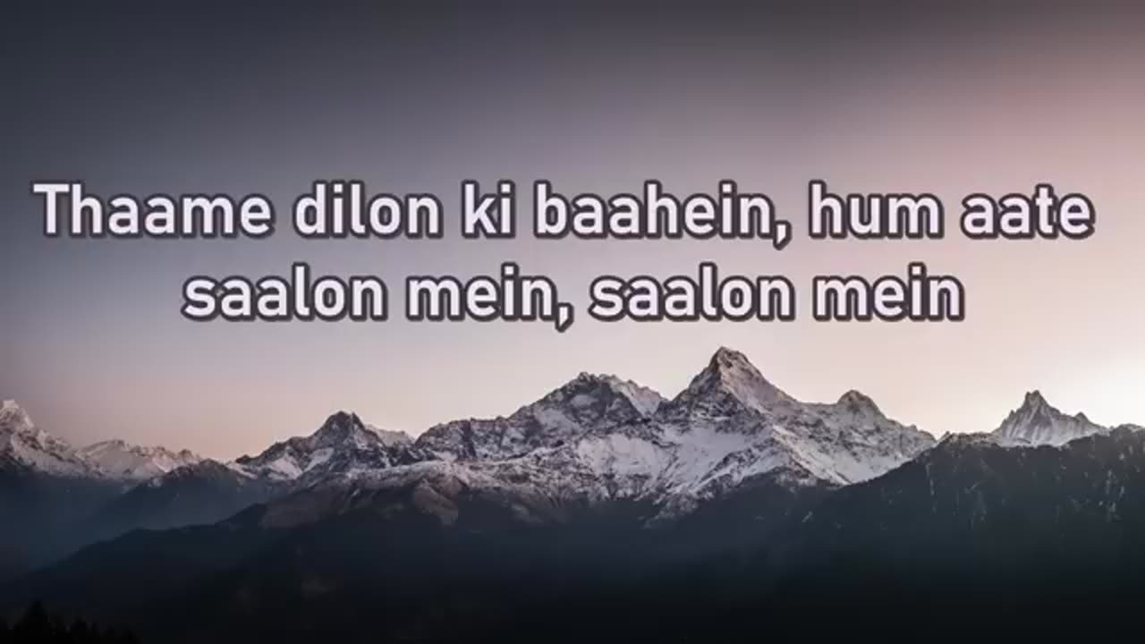Amazing: Hona Tha Pyar- Atif Aslam(Lyrics)