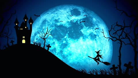 10 Hours of Creepy Haunted Ambience 👻 Witches, Thunder, Crows, Moans, Howls & Creaking