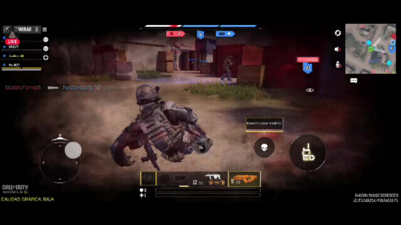 CALL OF DUTY MOBILE almost a GG in WAR GAME