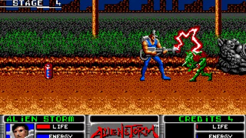 Amiga longplay - Alien Storm YouTubeHD