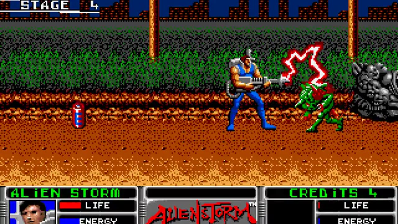Amiga longplay - Alien Storm YouTubeHD