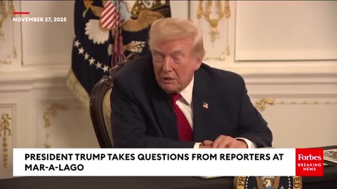 President Trump Takes Questions From Reporters About Deadly D.C. Shooting Of National Guardsmen