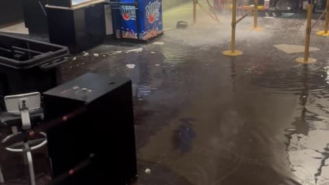 Flooding in AMC Lincoln Square