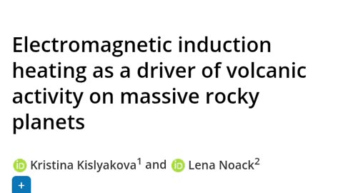 Induction Heating for Volcanoes