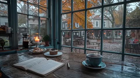 Piano, Rain & Coffee ☕🎹 | Melancholic Sounds for Quiet Mornings