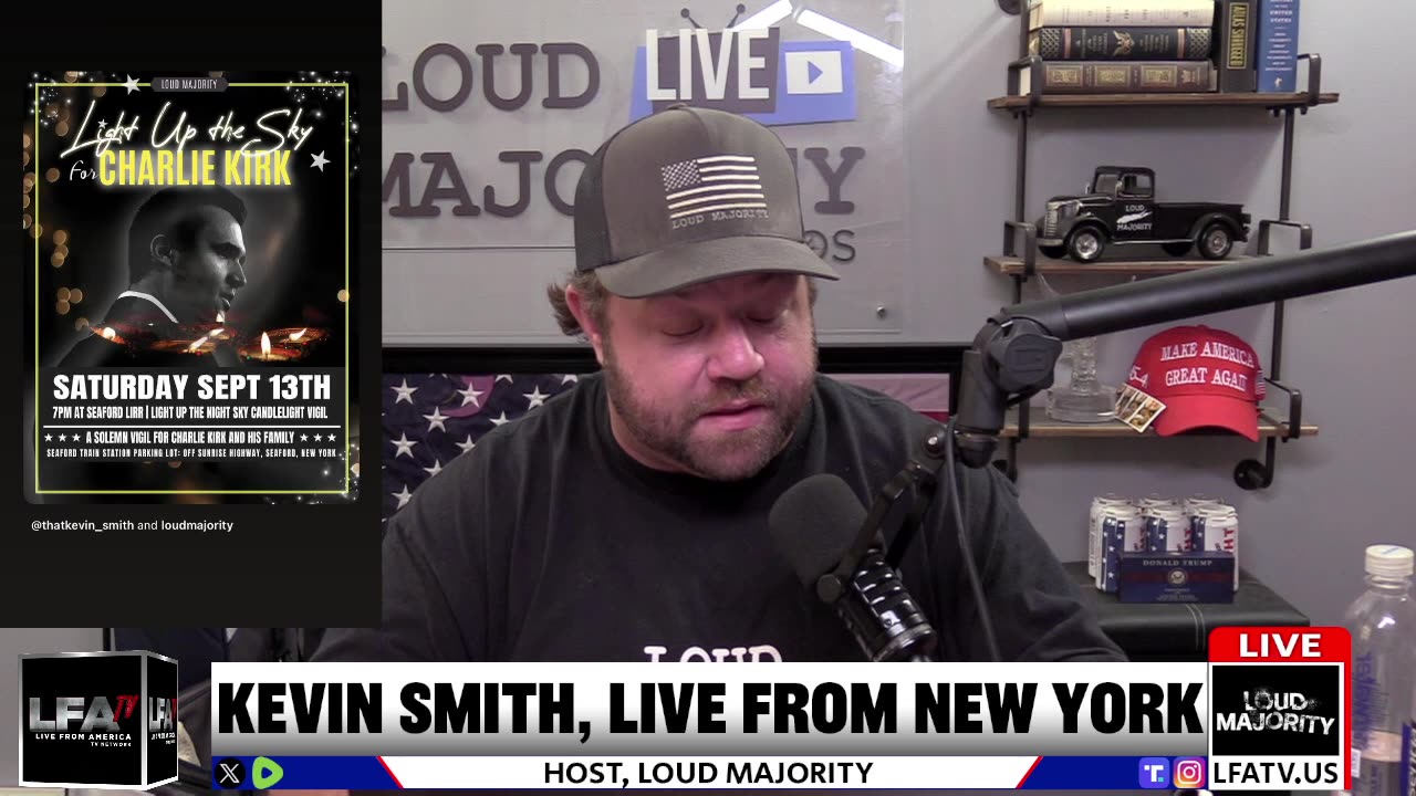 BREAKING!!!! CHARLIE KIRK SHOT IN UTAH - LOUD MAJORITY LIVE