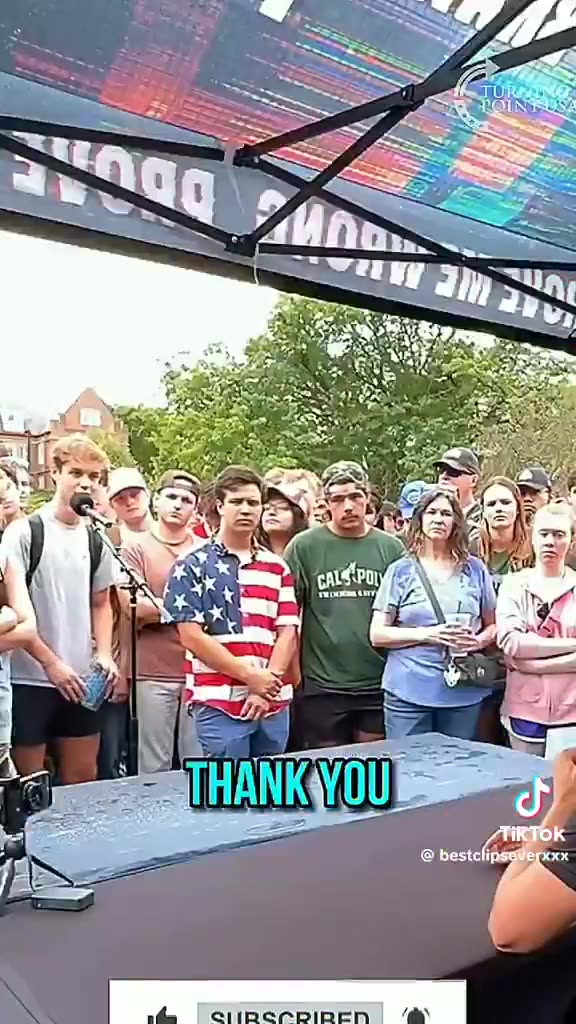 Charlie Kirk talking to a gay Conservative, he said he doesnt approve with that "lifestyle"