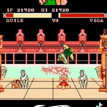Street Fighter NES anos 90