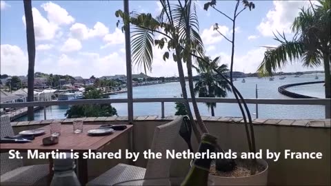 Spectacular View of Marigot Harbor on French side of Saint Martin