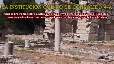 LA INSTITUCIÓN QUE NO SE CONSOLIDO 4-A