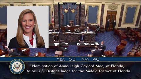 U.S. Senate CONFIRMS Trump nominee Anne-Leigh Moe to be U.S. District Judge
