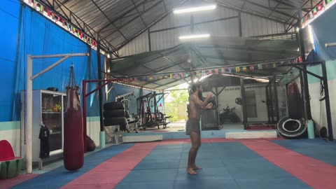 Day 4 no food and Muay Thai