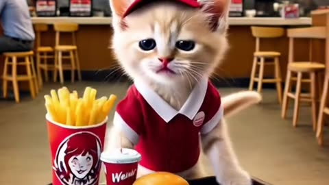 可爱小猫 带派不老钱＃被迫营业的猫猫 #猫咪 #橘猫 #萌宠出道计划