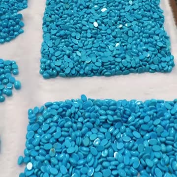 20250731-7 Natural Turquoise Sterling Treatment Ring Face Lock Green Starlight