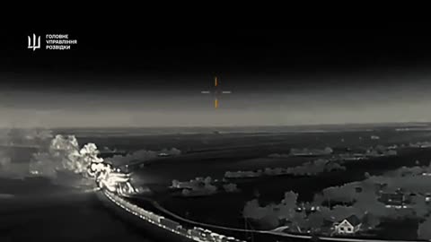 Russian Train Loaded with Fuel Comes Under Attack(Insane Footage)