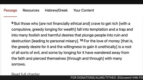 Contentment Over Greed
