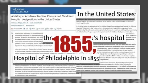 Fact Check: There WERE Children's Hospitals In U.S. When Rob Schneider Was A Kid -- At Least 1855