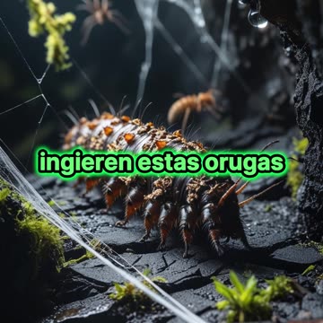 Descubren en Hawai oruga que usa otros insectos como camuflaje.