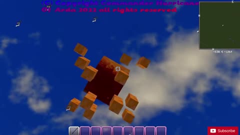 Minecraft Mob Battle Blaze titan vs obsidian ghast titan