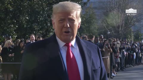 1-12-21 President Trump Delivers Remarks Upon Departure