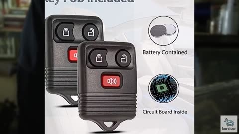 SUPALAND Key Fob Keyless Entry Fits for Ford F150 F250 F350 Explorer Expedition