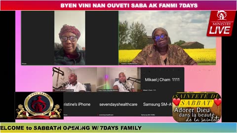 7DAYSMINISTRY FAMILY || SAINTETÉ DU SABBAT || 6-13-25 || SABBATH OPENING
