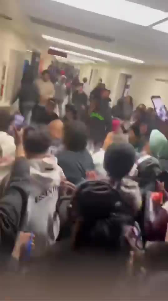 Security officer has had enough of this woman...