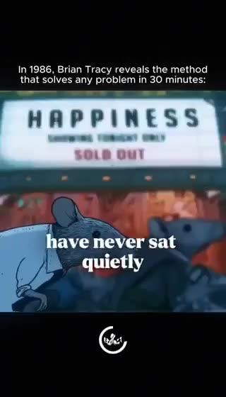 Most people have never sat quietly for even 30 minutes in their entire life.