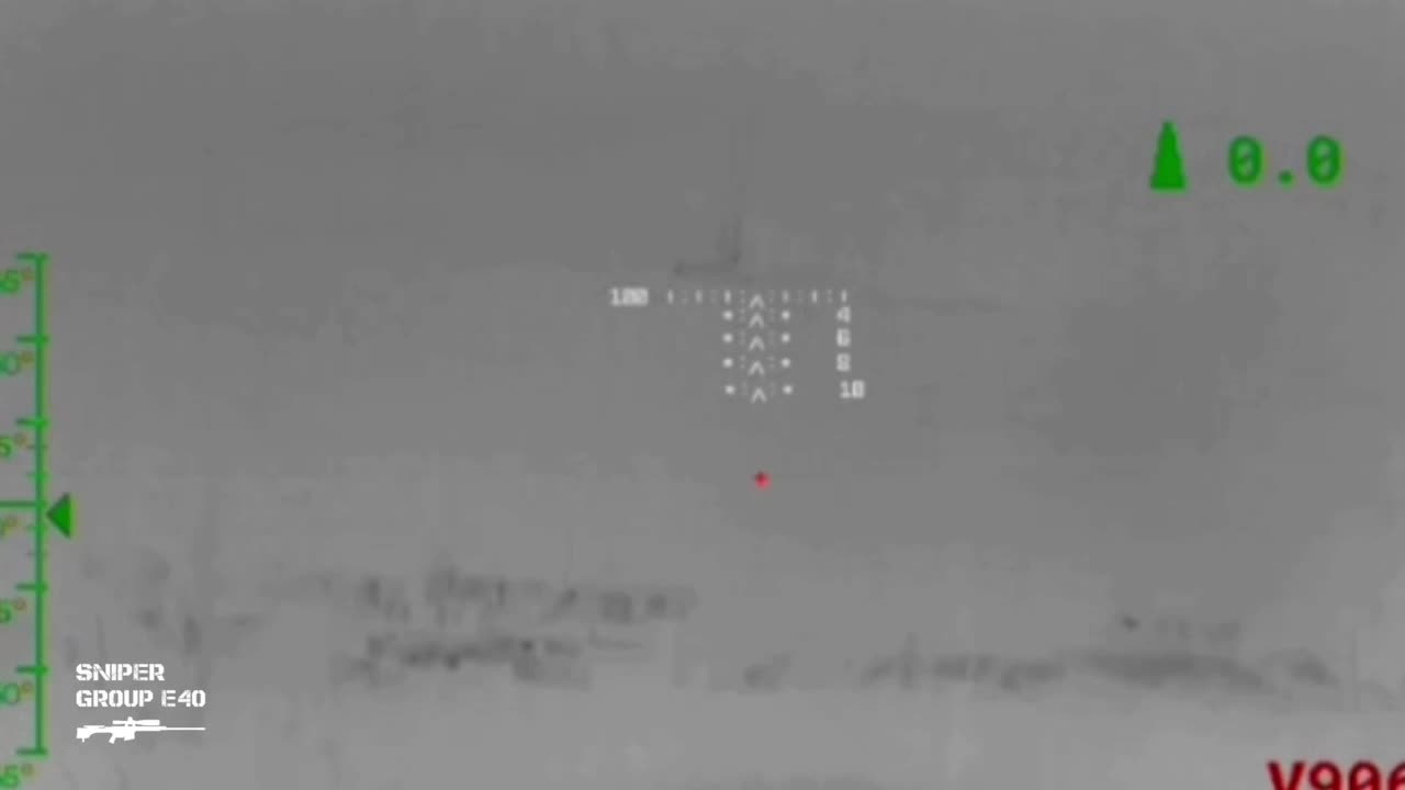 Ukrainian Sniper Slinging Rounds from 1700m Away