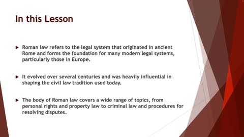roman law