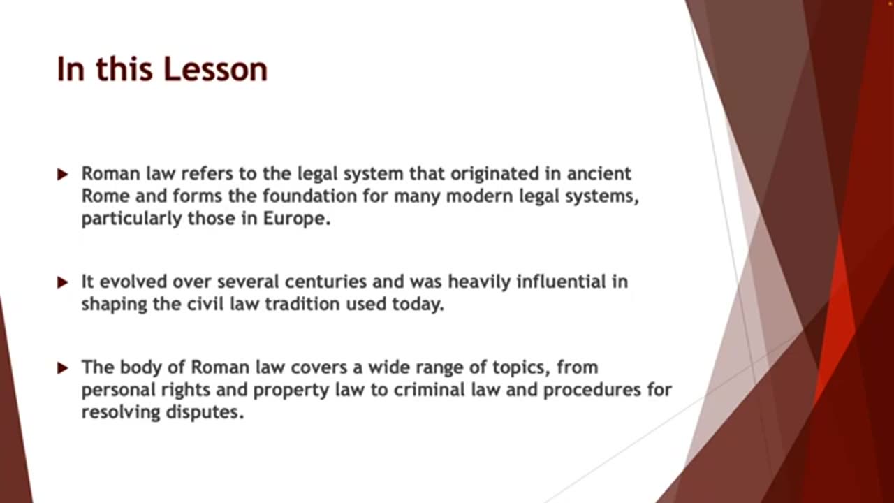 roman law