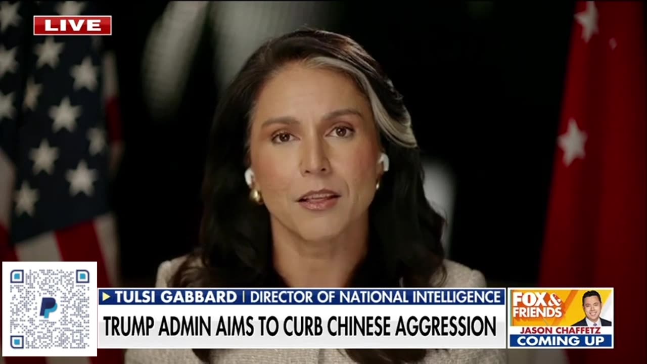 DNI GABBARD - TRUMP WANTS TO BE PRESIDENT OF PEACE
