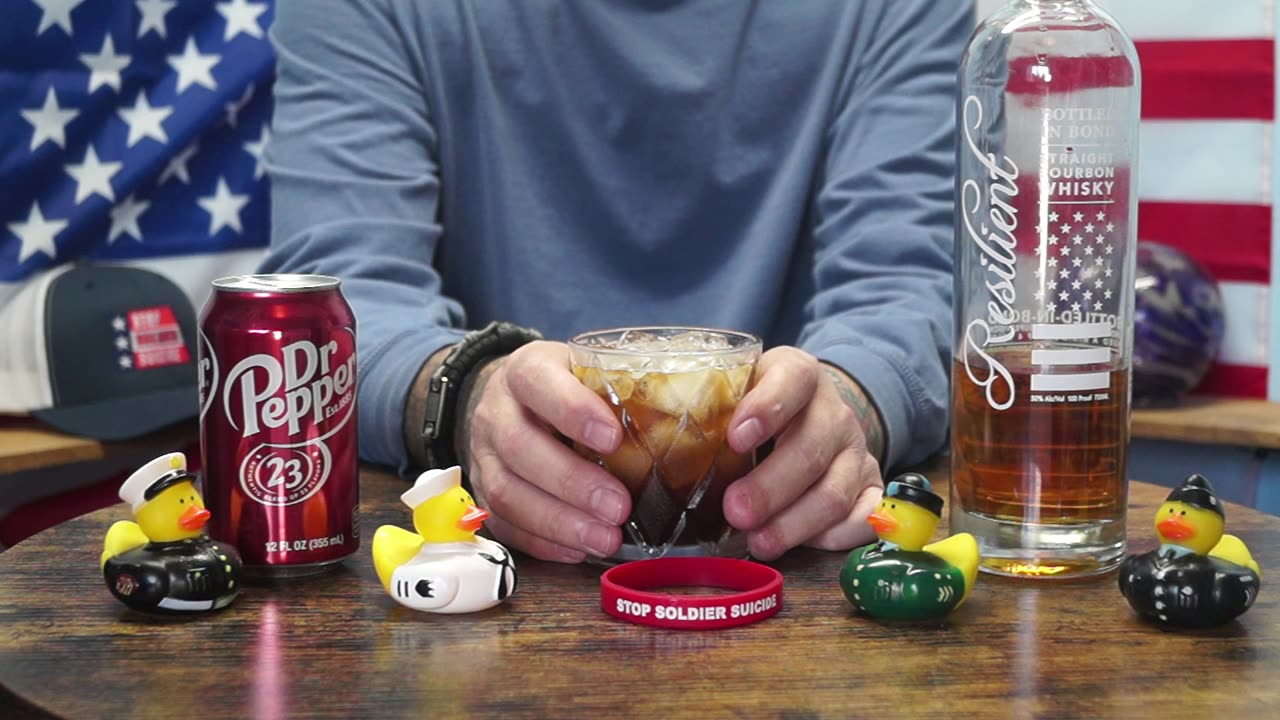 Sean Johnson - Resilient Straight Bourbon Whiskey BIB & Dr Pepper