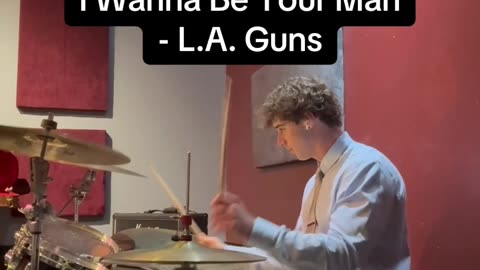 I Wanna Be Your Man - L.A. Guns Drum Cover