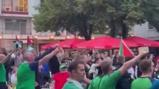 “You can stick your Palestine up your hole” - Northern Irish football fans in Cologne react
