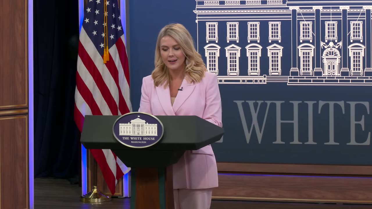Press Secretary Karoline Leavitt Briefs Members of the New Media, Apr. 28, 2025