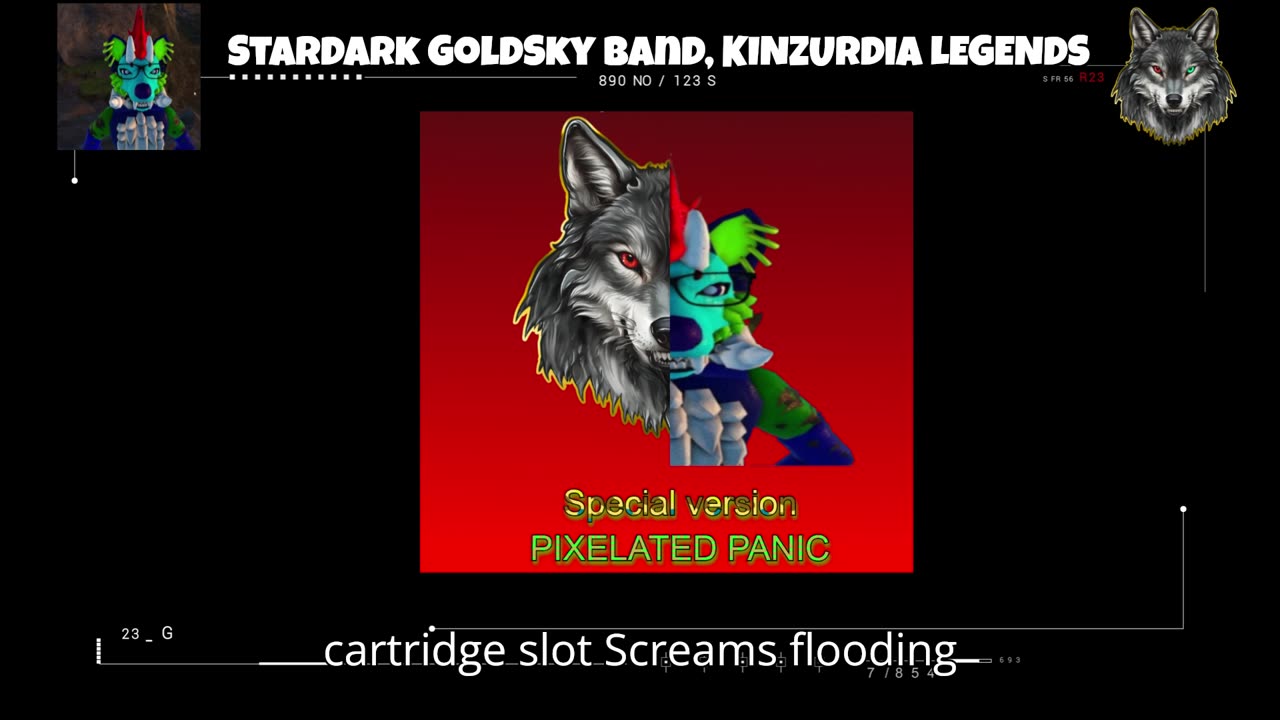 StarDark GoldSky Band & KINZURDIA LEGENDS: PIXELATED PANIC