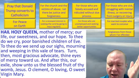 Mary's Daily Live Holy Rosary Prayer at 8:00 p.m. EDT 07/15/2025