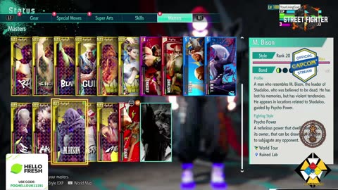 Street Fighter 6 ᕈS5 🎮 : COLLECTORS EDITION : TIME TO GET STRONG ( WORLD TOUR GRIND ) : PART 52