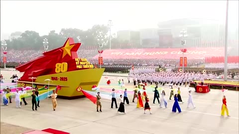 Vietnam celebrates independence day with huge military parade