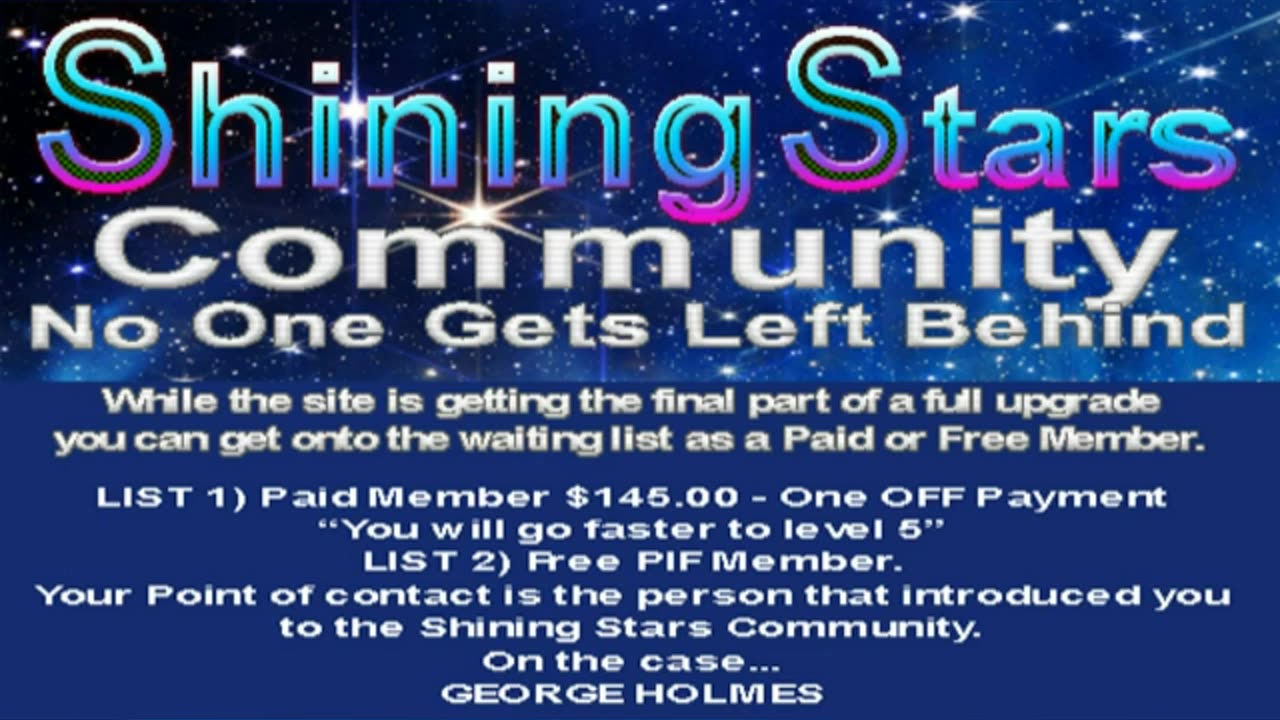 A Unique Shining Stars Community System Where No One Gets Left Behind