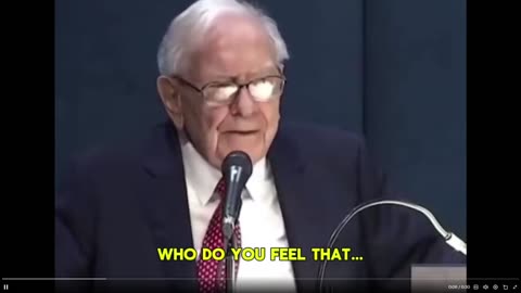 Warren Buffet: Ask yourself who you’d want to spend the last day of your life with