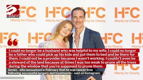 James Van Der Beek has thanked his children for "re-teaching" him "how to live"